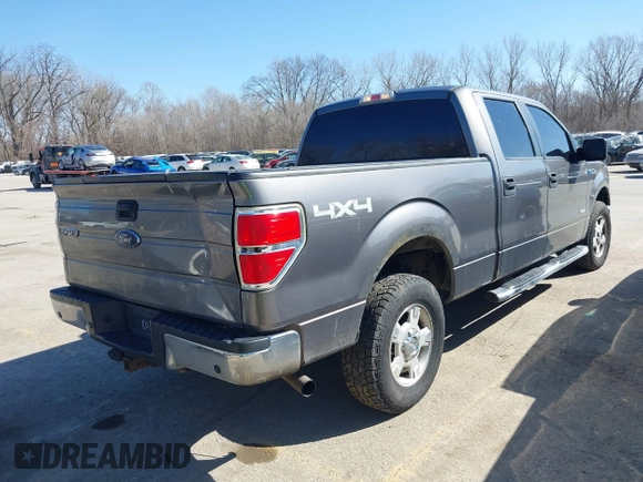 2013 Ford F-150 XL with VIN 1FTFW1ET8DFB54895, listed as a IAAI auction lot 41767116 with 232,291 mi miles. Bid and sale history available at carsss.com. Image 4.