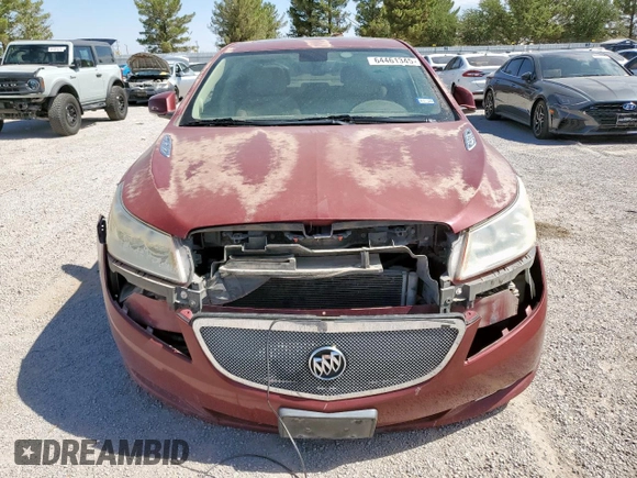 2011 Buick LaCrosse CXS with VIN 1G4GE5ED6BF273268, listed as a Copart auction lot 64461345 with 168,523 mi miles and Clean title. Bid and sale history available at DreamBid. Image 5.