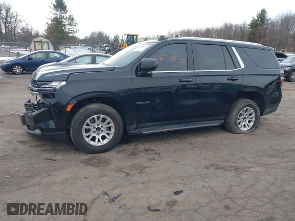 2021 Chevrolet Tahoe LT z VIN 1GNSKNKD2MR444988, wystawiony jako IAAI lot #41372873 z przebiegiem 45 731 mil mil oraz . Historia ofert i sprzedaży dostępna na DreamBid. Obrazek 14.