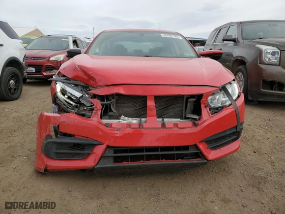 2017 Honda Civic Sedan EX with VIN 2HGFC2F75HH567895, listed as a Copart auction lot 49402185 with 76,173 mi miles and Salvage Title. Bid and sale history available at carsss.com. Image 5.