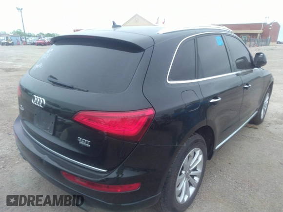 2015 Audi Q5 Premium Plus with VIN WA1LFAFP6FA068645, listed as a IAAI auction lot 38813892 with 1 mi miles. Bid and sale history available at carsss.com. Image 4.