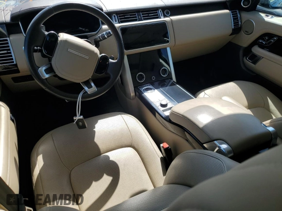2022 Land Rover Range Rover Westminster with VIN SALGS2RU9NA462500, listed as a Copart auction lot 74475684 with 22,817 mi miles and Non repairable. Bid and sale history available at DreamBid. Image 8.