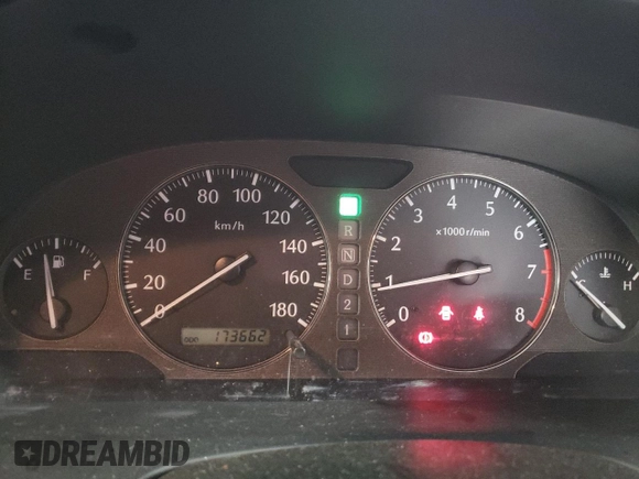 1997 Nissan Maxima with VIN HBY33200347, listed as a Copart auction lot 47182085 with 173,662 mi miles and Salvage title. Bid and sale history available at DreamBid. Image 9.