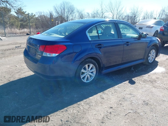 2010 Subaru Legacy Premium with VIN 4S3BMBB60A3234939, listed as a IAAI auction lot 41733409 with 171,755 mi miles and . Bid and sale history available at DreamBid. Image 4.