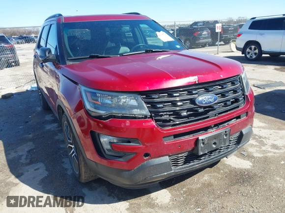 2016 Ford Explorer Sport z VIN 1FM5K8GT0GGA31907, wystawiony jako IAAI lot #41720724 z przebiegiem 139 236 mil mil oraz . Historia ofert i sprzedaży dostępna na DreamBid. Obrazek 1.