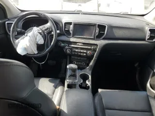 2019 Kia Sportage EX with VIN KNDPNCAC7K7492644, listed as a Copart auction lot 48741835 with 76,306 mi miles and Salvage Title. Bid and sale history available at carsss.com. Image 8.
