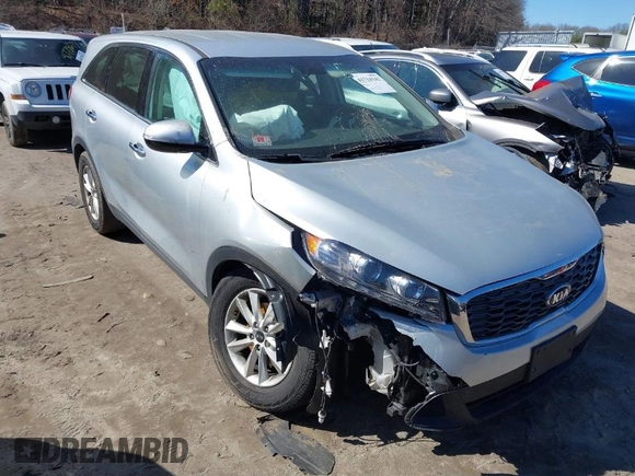 2019 Kia Sorento L with VIN 5XYPG4A38KG456514, listed as a IAAI auction lot 41714142 with 53,777 mi miles. Bid and sale history available at carsss.com. Image 1.