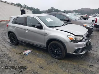 2019 Mitsubishi Outlander Sport ES 2.0 with VIN JA4AP3AU3KU020798, listed as a IAAI auction lot 41058568 with 86,508 mi miles. Bid and sale history available at carsss.com. Image 1.