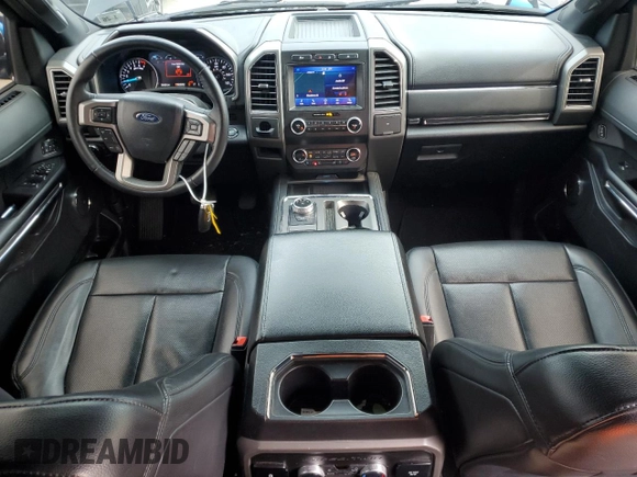 2021 Ford Expedition XLT with VIN 1FMJU1HT9MEA35301, listed as a Copart auction lot 45676985 with 78,480 mi miles and Salvage title. Bid and sale history available at DreamBid. Image 8.