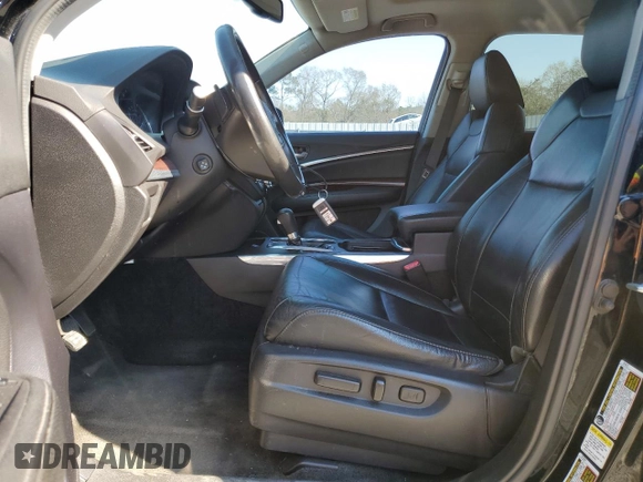 2014 Acura MDX with VIN 5FRYD3H20EB006578, listed as a Copart auction lot 49607875 with 128,393 mi miles and Salvage Title. Bid and sale history available at carsss.com. Image 7.