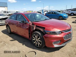 2016 Chevrolet Malibu LT with VIN 1G1ZF5SX9GF267361, listed as a Copart auction lot 53273495 with 41,386 mi miles and Clean Title. Bid and sale history available at DreamBid. Image 4.
