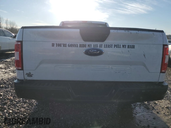 2018 Ford F-150 XL with VIN 1FTMF1CB7JKF43113, listed as a Copart auction lot 41757185 with 72,332 mi miles and Salvage Title. Bid and sale history available at carsss.com. Image 6.
