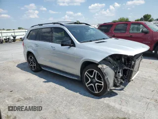 2017 Mercedes-Benz GLS with VIN 4JGDF7DE7HA957600, listed as a Copart auction lot 54724463 with 40,297 mi miles. Bid and sale history available at carsss.com. Image 4.