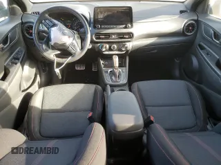 2023 Hyundai Kona N Line with VIN KM8K3CA30PU992830, listed as a Copart auction lot 85872864 with 32,365 mi miles and Salvage Title. Bid and sale history available at carsss.com. Image 8.