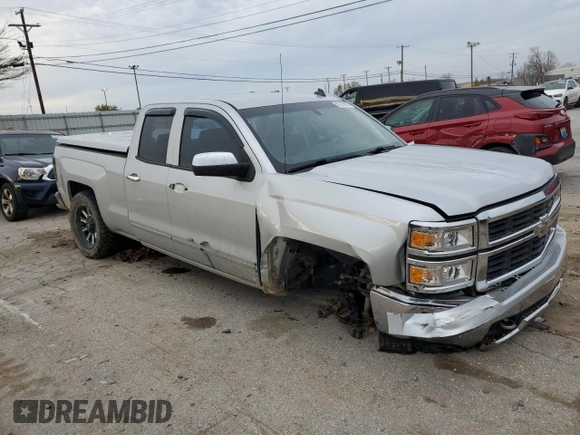 2014 Chevrolet Silverado 1500 LTZ with VIN 1GCVKSEC9EZ244165, listed as a Copart auction lot 80828254 with 137,289 mi miles and Salvage Title. Bid and sale history available at DreamBid. Image 4.