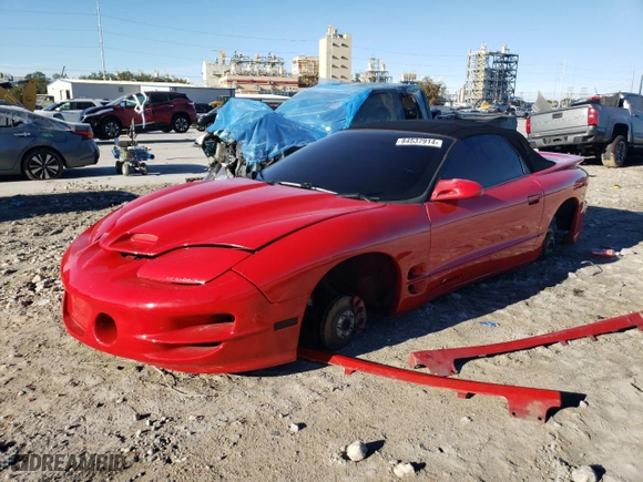 2000 Pontiac Firebird Trans Am with VIN 2G2FV32G3Y2160590, listed as a Copart auction lot 84537914 with 0 mi miles and Salvage Title. Bid and sale history available at carsss.com. Image 1.