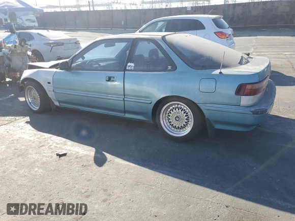 1990 Acura Integra with VIN JH4DA9358LS053319, listed as a Copart auction lot 80949884 with 42,570 mi miles and Salvage title. Bid and sale history available at DreamBid. Image 2.