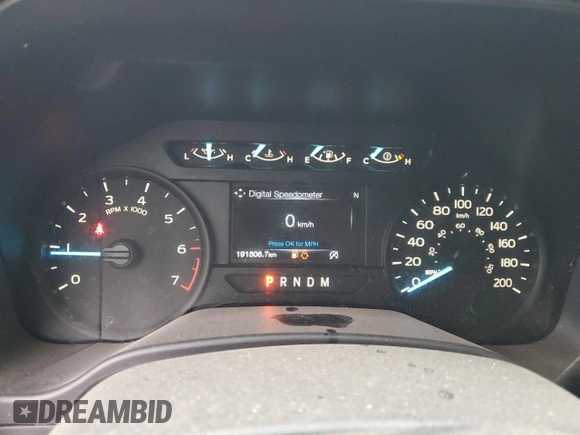 2019 Ford F-150 XL with VIN 1FTEW1EP3KFD47130, listed as a Copart auction lot 83993394 with 191,506 mi miles and Salvage Title. Bid and sale history available at carsss.com. Image 9.