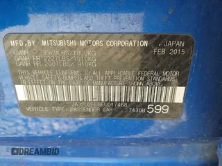 2015 Mitsubishi Lancer ES z VIN JA32U2FU8FU017468, wystawiony jako IAAI lot #42242669 z przebiegiem 135 928 mil mil oraz . Historia ofert i sprzedaży dostępna na DreamBid. Obrazek 9.
