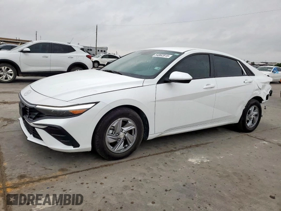 2024 Hyundai Elantra SE with VIN KMHLL4DG8RU761833, listed as a Copart auction lot 54862815 with 6,391 mi miles and Clean Title. Bid and sale history available at DreamBid. Image 1.