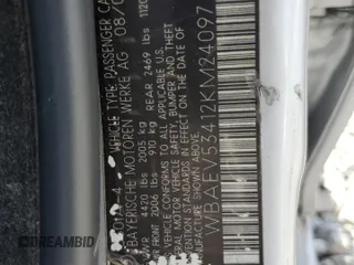 2002 BMW 3 Series 330i z VIN WBAEV53412KM24097, wystawiony jako Copart lot #59419385 z przebiegiem 90 463 mil mil oraz Szkoda całkowita • Salvage title. Historia ofert i sprzedaży dostępna na DreamBid. Obrazek 13.