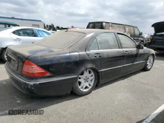 2003 Mercedes-Benz S-Class 4.3L with VIN WDBNG70J63A345310, listed as a Copart auction lot 68399354 with 154,520 mi miles and Clean Title. Bid and sale history available at carsss.com. Image 3.