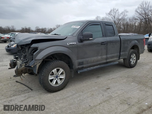 2015 Ford F-150 XLT with VIN 1FTEX1EP4FFC89967, listed as a Copart auction lot 50728835 with 154,528 mi miles and Salvage Title. Bid and sale history available at DreamBid. Image 1.