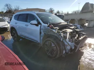 2020 Hyundai Santa Fe Limited with VIN 5NMS5CAA6LH273208, listed as a Copart auction lot 87245304 with 57,534 mi miles and Salvage Title. Bid and sale history available at carsss.com. Image 4.