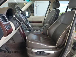 2011 Land Rover Range Rover HSE with VIN SALME1D46BA348977, listed as a Copart auction lot 58590575 with 147,038 mi miles and Clean title. Bid and sale history available at DreamBid. Image 7.
