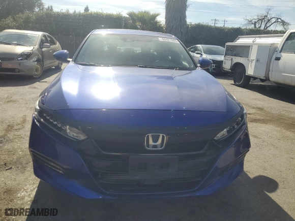 2018 Honda Accord Sedan Sport 1.5T with VIN 1HGCV1F36JA140721, listed as a Copart auction lot 48481665 with 49,577 mi miles and Clean Title. Bid and sale history available at carsss.com. Image 5.