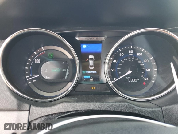 2012 Hyundai Sonata Hybrid with VIN KMHEC4A4XCA040859, listed as a Copart auction lot 63808295 with 110,339 mi miles and Salvage title. Bid and sale history available at DreamBid. Image 9.