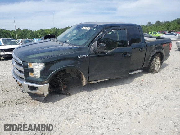 2015 Ford F-150 XLT with VIN 1FTEW1EFXFFC86307, listed as a Copart auction lot 52156875 with 112,395 mi miles and Salvage Title. Bid and sale history available at carsss.com. Image 1.
