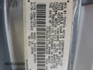 2001 Toyota Camry CE z VIN JT2BG22K410558183, wystawiony jako Copart lot #55600625 z przebiegiem 69 689 mil mil oraz Szkoda całkowita • Salvage title. Historia ofert i sprzedaży dostępna na DreamBid. Obrazek 12.