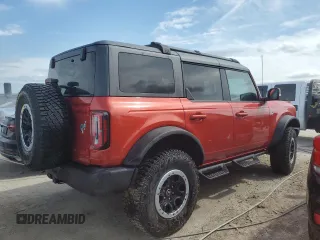 2023 Ford Bronco with VIN 1FMDE5DH3PLB10433, listed as a Copart auction lot 75192504 with 8,275 mi miles and Salvage Title. Bid and sale history available at DreamBid. Image 3.
