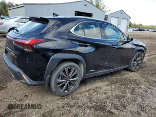 2020 Lexus UX 250h F Sport with VIN JTHR9JBHXL2030961, listed as a Copart auction lot 75647794 with 37,711 mi miles and Clean title. Bid and sale history available at DreamBid. Image 3.