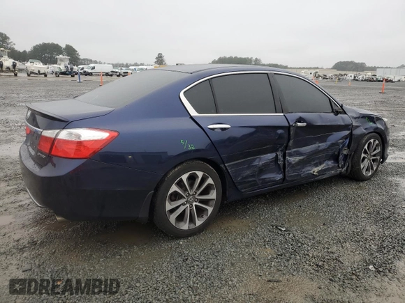2015 Honda Accord Sport with VIN 1HGCR2F53FA066726, listed as a Copart auction lot 44720145 with 249,323 mi miles and Salvage Title. Bid and sale history available at DreamBid. Image 3.