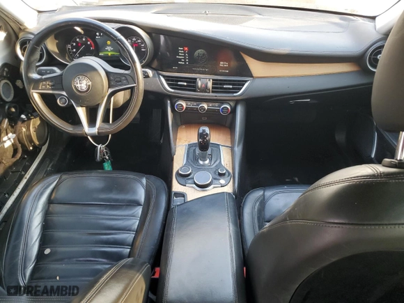 2017 Alfa Romeo Giulia Ti with VIN ZARFAECN0H7544096, listed as a Copart auction lot 87933075 with 67,101 mi miles and Salvage Title. Bid and sale history available at carsss.com. Image 8.