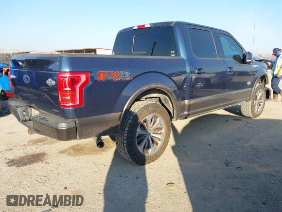 2015 Ford F-150 XLT with VIN 1FTEW1EF7FFC92338, listed as a IAAI auction lot 41243701 with 170,249 mi miles. Bid and sale history available at carsss.com. Image 4.