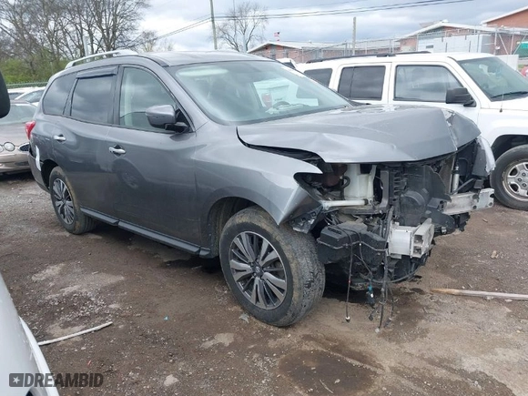2018 Nissan Pathfinder S with VIN 5N1DR2MM3JC661596, listed as a IAAI auction lot 41829093 with 115,446 mi miles. Bid and sale history available at carsss.com. Image 1.