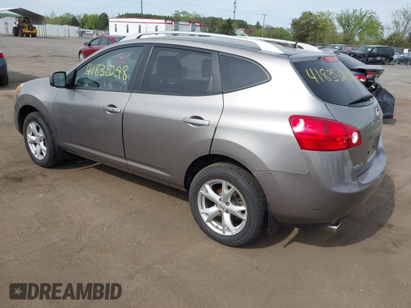 2009 Nissan Rogue S with VIN JN8AS58V19W161161, listed as a IAAI auction lot 41835248 with 174,926 mi miles. Bid and sale history available at carsss.com. Image 3.