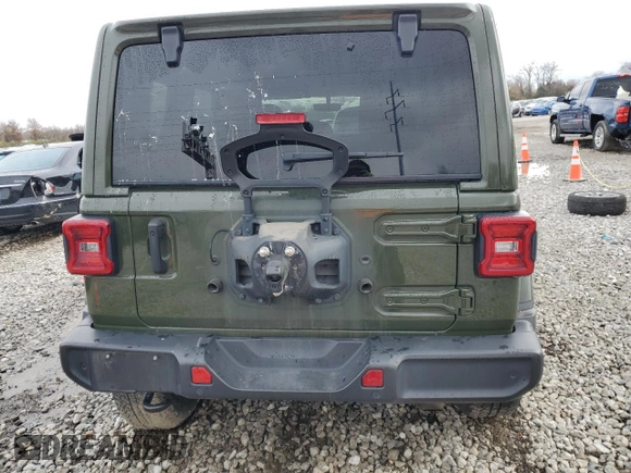 2021 Jeep Wrangler Unlimited Sahara High Altitude z VIN 1C4HJXEG3MW541397, wystawiony jako Copart lot #80727144 z przebiegiem 54 451 mil mil oraz Szkoda całkowita • Salvage title. Historia ofert i sprzedaży dostępna na DreamBid. Obrazek 6.