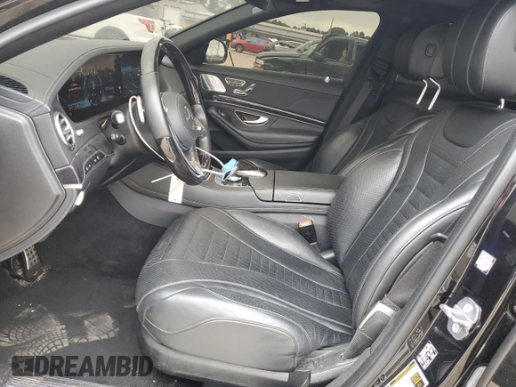 2020 Mercedes-Benz S-Class S 560 with VIN W1KUG8DB9LA569120, listed as a Copart auction lot 71278734 with 57,896 mi miles and Salvage Title. Bid and sale history available at carsss.com. Image 7.