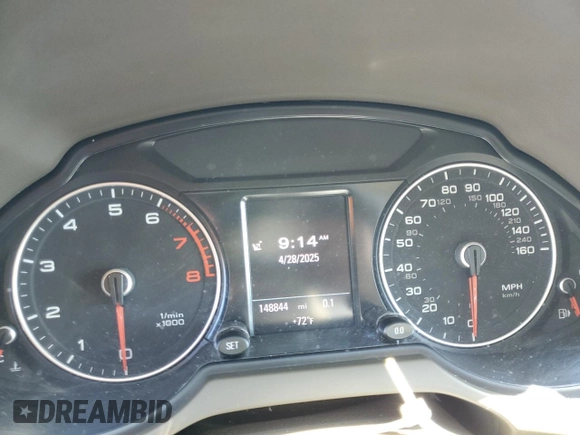 2015 Audi Q5 Premium Plus with VIN WA1LFAFP5FA059886, listed as a Copart auction lot 54939885 with 148,844 mi miles and Clean title. Bid and sale history available at DreamBid. Image 9.