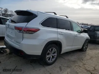 2014 Toyota Highlander XLE with VIN 5TDJKRFH5ES052647, listed as a Copart auction lot 42293425 with 125,479 mi miles and Salvage Title. Bid and sale history available at carsss.com. Image 3.