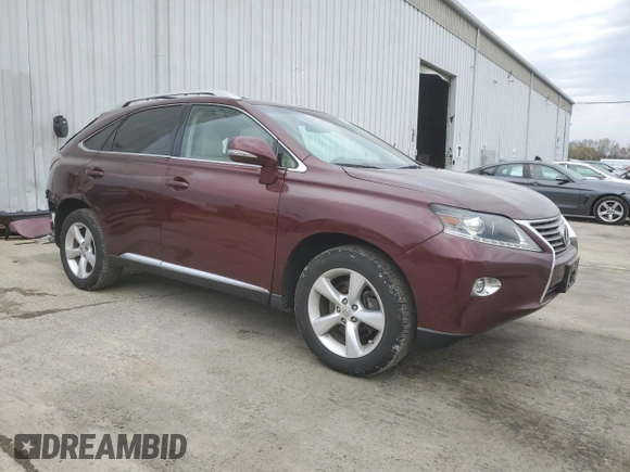 2015 Lexus RX 350 with VIN 2T2BK1BA1FC295585, listed as a Copart auction lot 52900495 with 78,037 mi miles and Salvage Title. Bid and sale history available at DreamBid. Image 4.