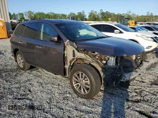 2015 Nissan Pathfinder Platinum with VIN 5N1AR2MN4FC643451, listed as a Copart auction lot 52177755 with 151,173 mi miles and Salvage Title. Bid and sale history available at DreamBid. Image 4.