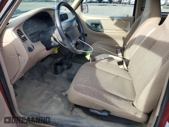 1998 Ford Ranger XL with VIN 1FTZR15U6WTA37267, listed as a Copart auction lot 53131745 with 98,790 mi miles and Clean Title. Bid and sale history available at DreamBid. Image 7.