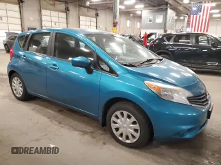 2015 Nissan Note SV with VIN 3N1CE2CP8FL353930, listed as a Copart auction lot 80514084 with 136,836 mi miles and Clean Title. Bid and sale history available at DreamBid. Image 4.
