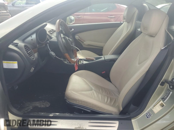 2010 Mercedes-Benz SLK-Class SLK 300 with VIN WDBWK5EA5AF229435, listed as a Copart auction lot 68993834 with 0 mi miles and Salvage Title. Bid and sale history available at carsss.com. Image 7.