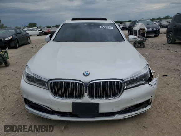 2016 BMW 7 Series 750i xDrive with VIN WBA7F2C56GG418433, listed as a Copart auction lot 56247895 with Not Provided miles and Clean Title. Bid and sale history available at DreamBid. Image 5.